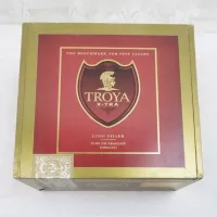 Troya X-tra Vintage Paper Covered Wood Cigar Box: Top - Click to enlarge