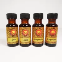 L7 Scented Fragrance Oils in 4 half oz Amber Bottles: All - Click to enlarge